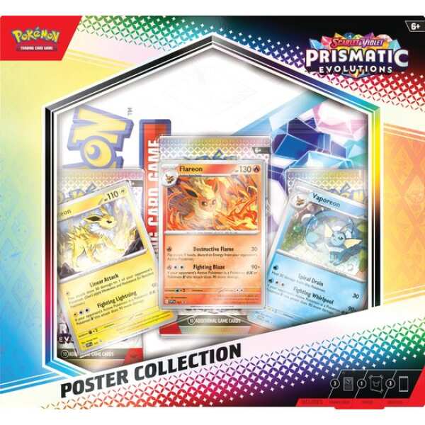 Pokémon Prismatic Evolutions poster collection